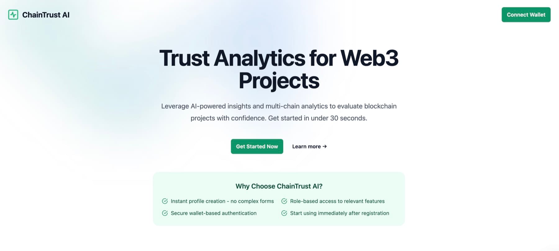 ChainTrust AI screenshot