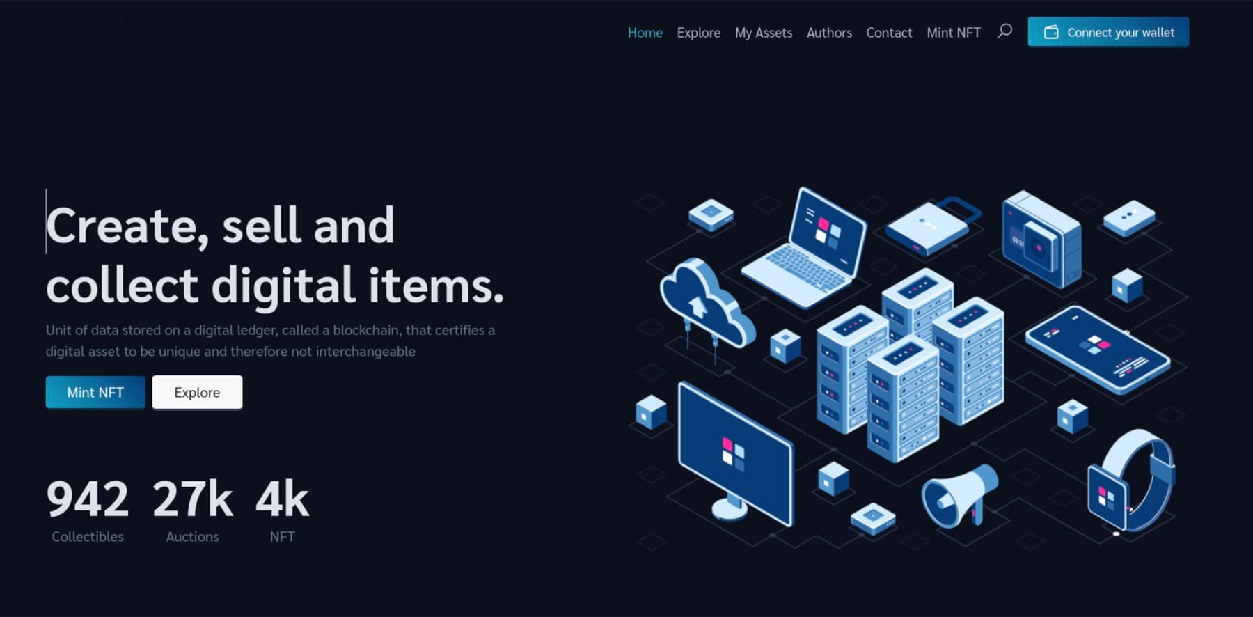 NFT Marketplace screenshot